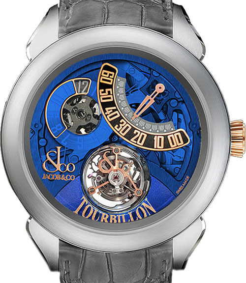 JACOB & CO PALATIAL FLYING TOURBILLON RANGE HOURS MINUTE 150.520.24.NS.QB.1NS Replica watch